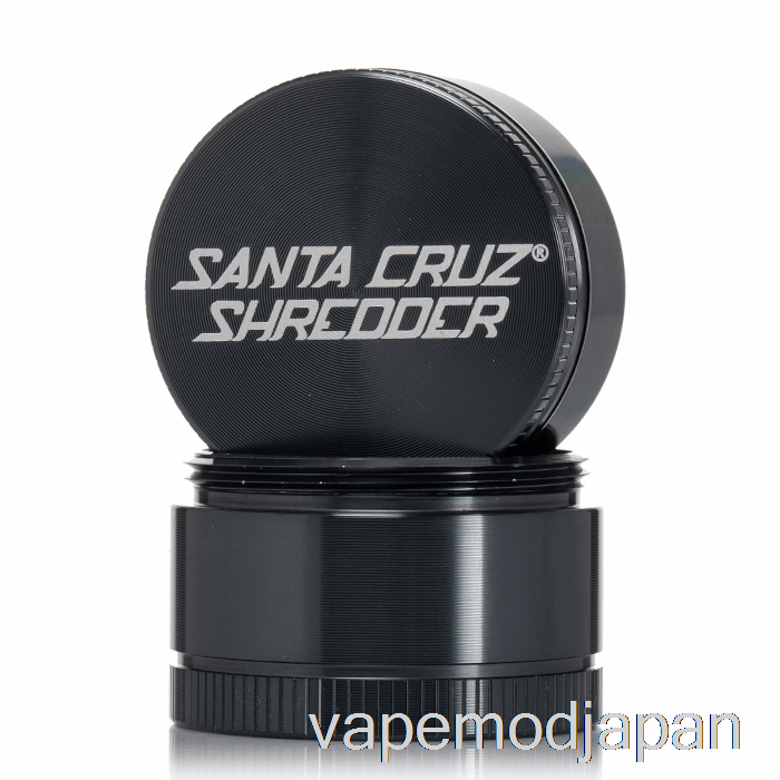 VAPE JAPAN サンタクルーズ シュレッダー 1.6インチ 小型 3ピース グラインダー グレー (40mm)